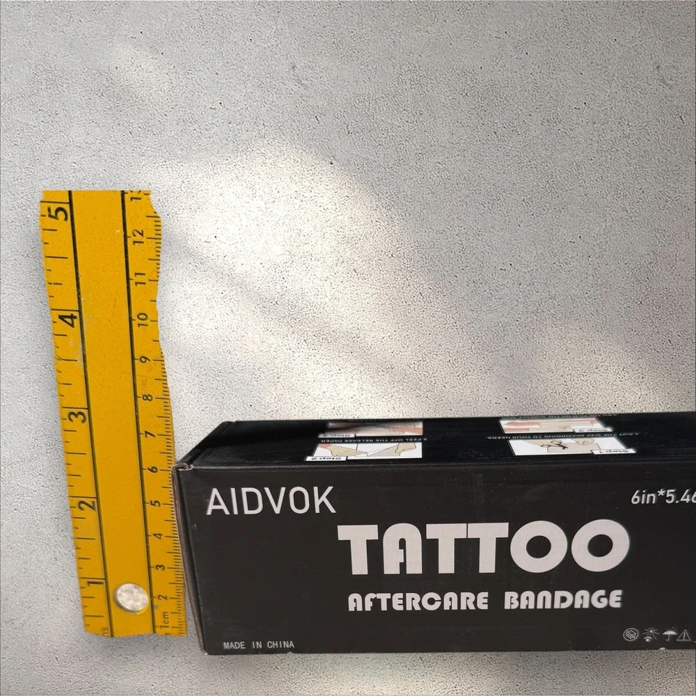AIDVOK Tattoo Aftercare Bandage 6in x 5.46yd Roll Medical Polyurethane Film‎